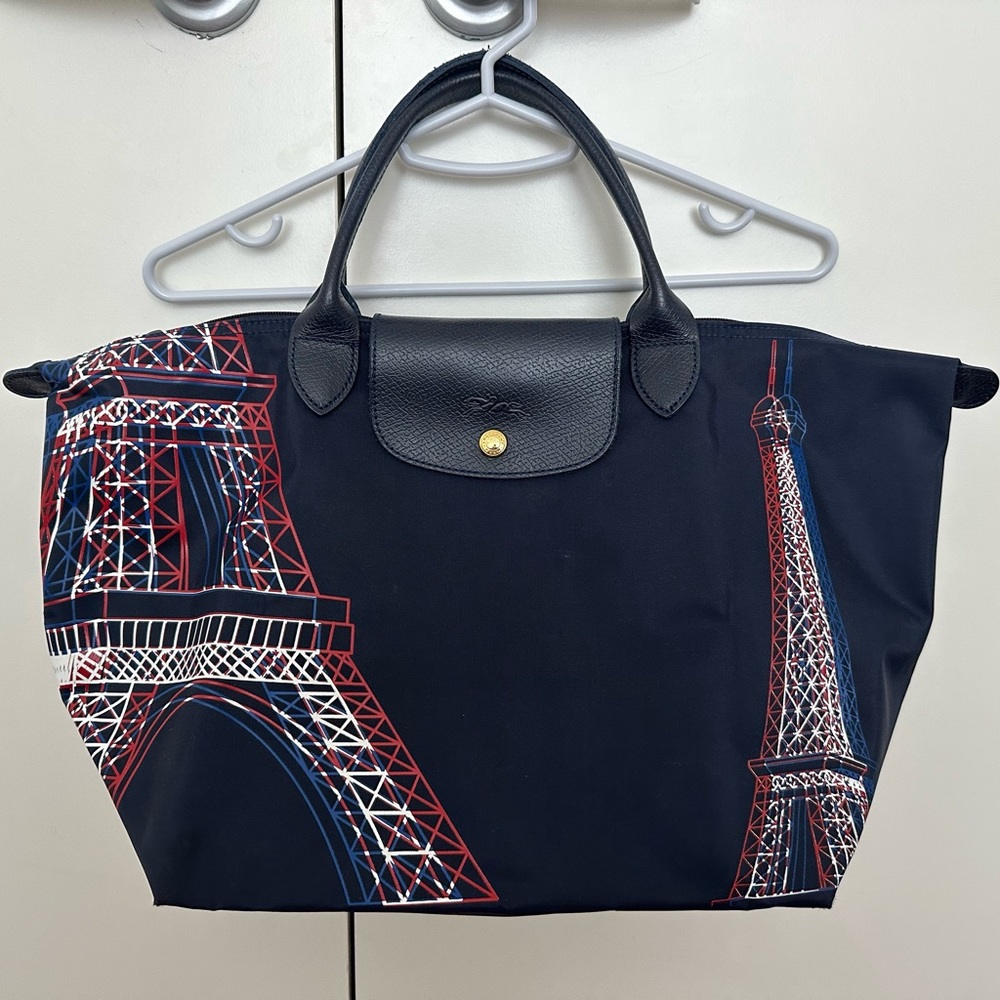 Longchamp limited edition medium sized tote